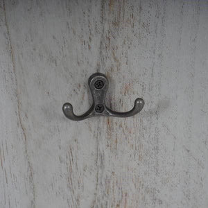 2x Garderobe Wandgarderobe ~ grau