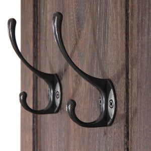 2x Wandgarderobe Shabby Vintage ~ braun