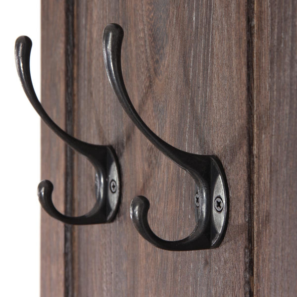2x Wandgarderobe Shabby Vintage ~ braun
