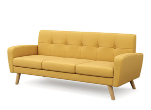 Sofa ALLY 3-Sitzer gelb