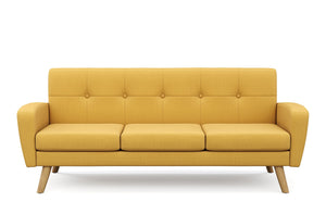 Sofa ALLY 3-Sitzer gelb
