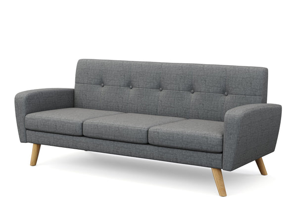 Sofa ALLY 3-Sitzer grau