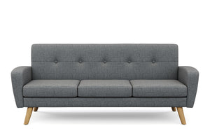 Sofa ALLY 3-Sitzer grau