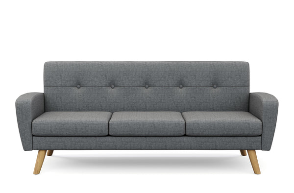 Sofa ALLY 3-Sitzer grau