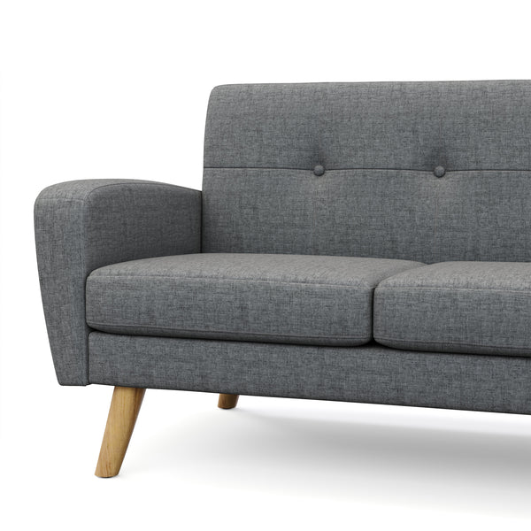 Sofa ALLY 3-Sitzer grau