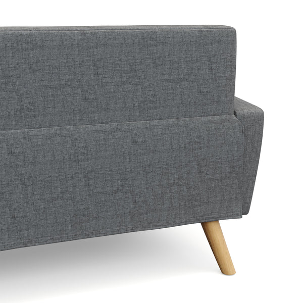 Sofa ALLY 3-Sitzer grau