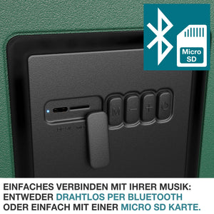 3-in-1 Musikkühlbox mit Bluetooth 21l tragbar & stylisch