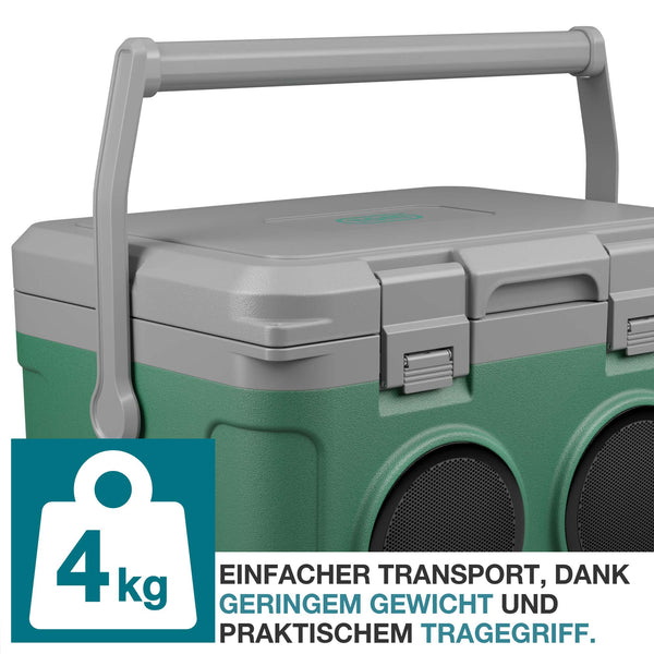 3-in-1 Musikkühlbox mit Bluetooth 21l tragbar & stylisch