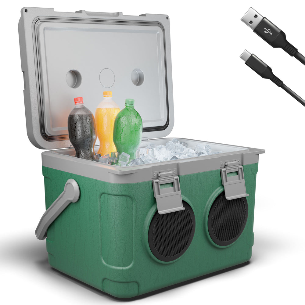 3-in-1 Musikkühlbox mit Bluetooth 21l tragbar & stylisch