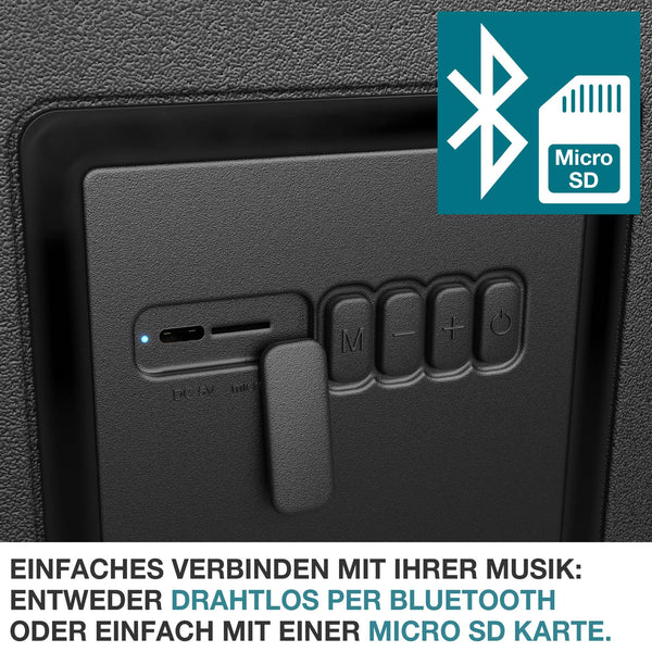 3-in-1 Musikkühlbox mit Bluetooth 21l tragbar & stylisch