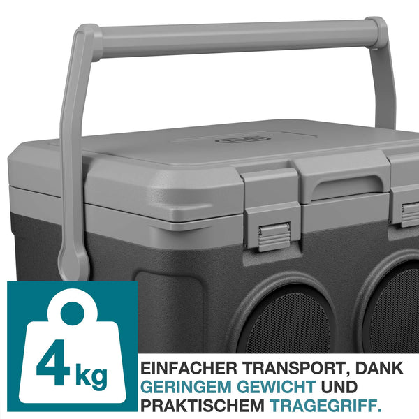 3-in-1 Musikkühlbox mit Bluetooth 21l tragbar & stylisch