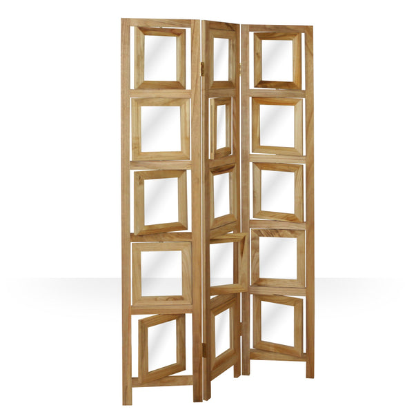 3-panel folding screen room divider photo wall nature