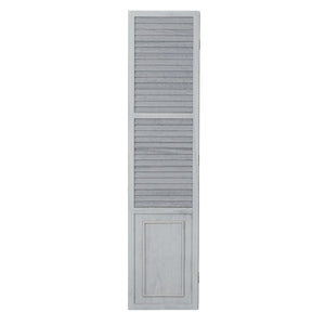 Paravent en bois à 3 panneaux, gris