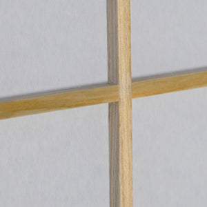 3-teiliger Paravent Raumteiler aus Holz Natur