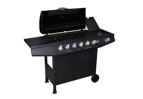 Gasgrill 6 Brenner + Seitenbrenner