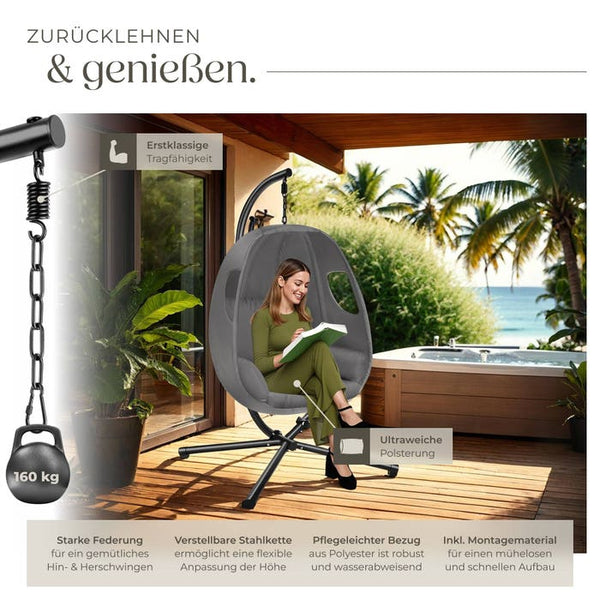 Hängesessel Anika anthrazit
