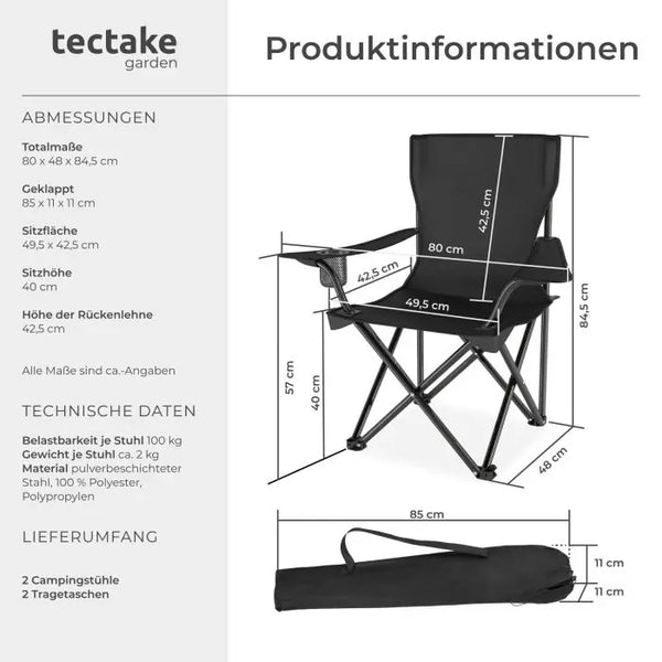 Set Campingstuhl Gil