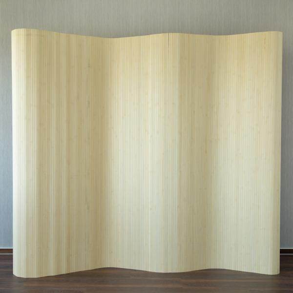 Paravent Bambusraumteiler 195x250 natur