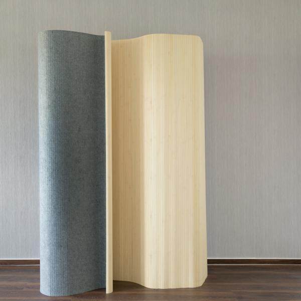 Paravent Bambusraumteiler 195x250 natur