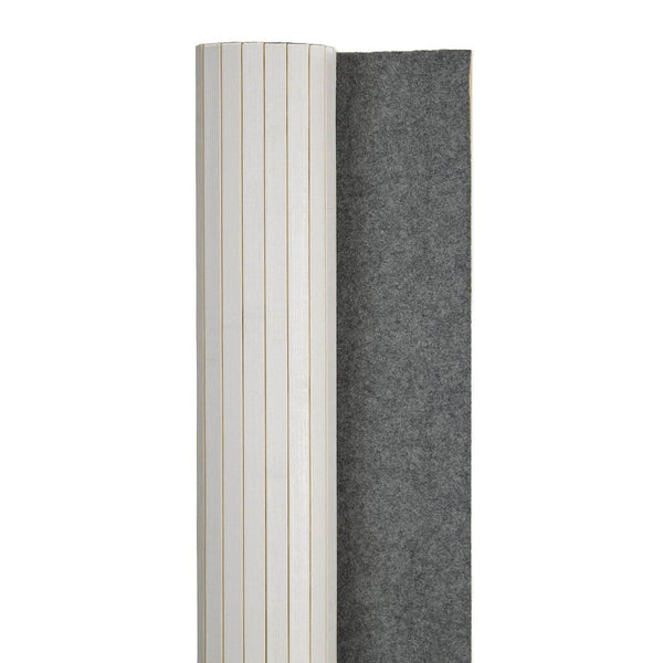 Paravent Bambusraumteiler 195x250 weiss
