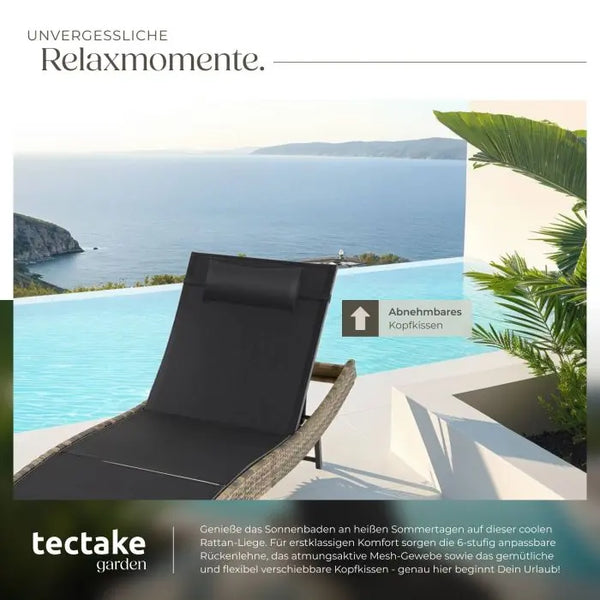 Rattan Sonnenliege Moana