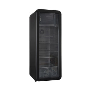 Kibernetik RKS256 Retro Getränkekühlschrank schwarz