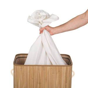 Wäschekorb eckig, 100l, beige