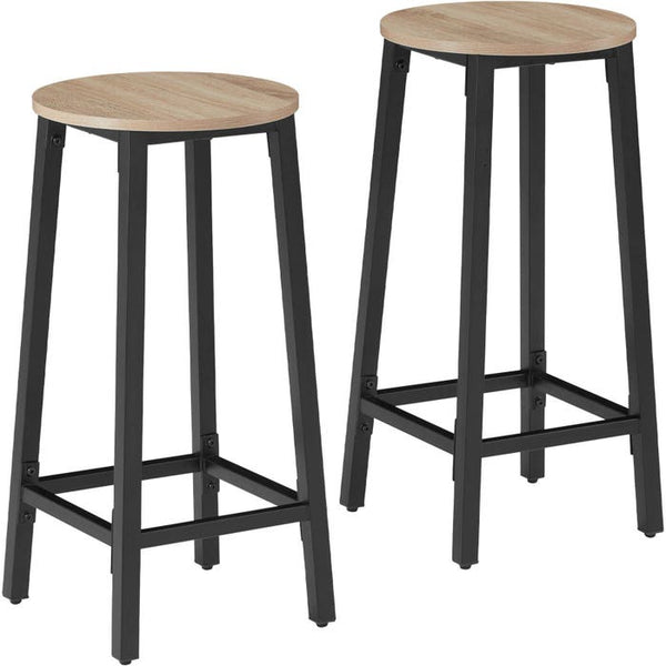 2x sgabelli da bar Corby - Marrone chiaro industriale