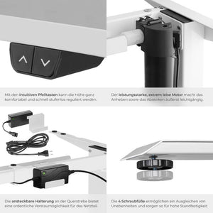 Tischgestell Yannick weiss