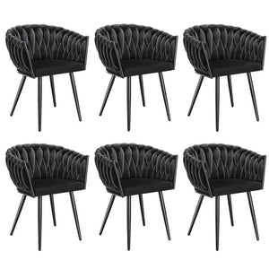 Esszimmerstuhl Astano schwarz 6er Set