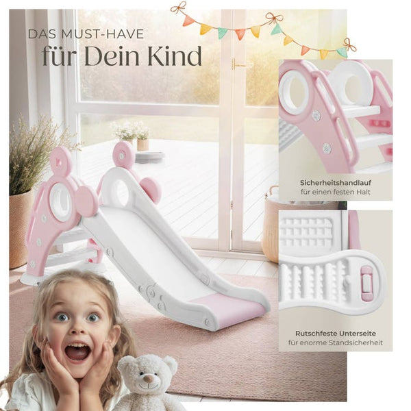 Kinderrutsche Joy pink
