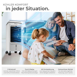 Klimagerät Notos 3in1 Ventilator, Luftbefeuchter und Luftkühler