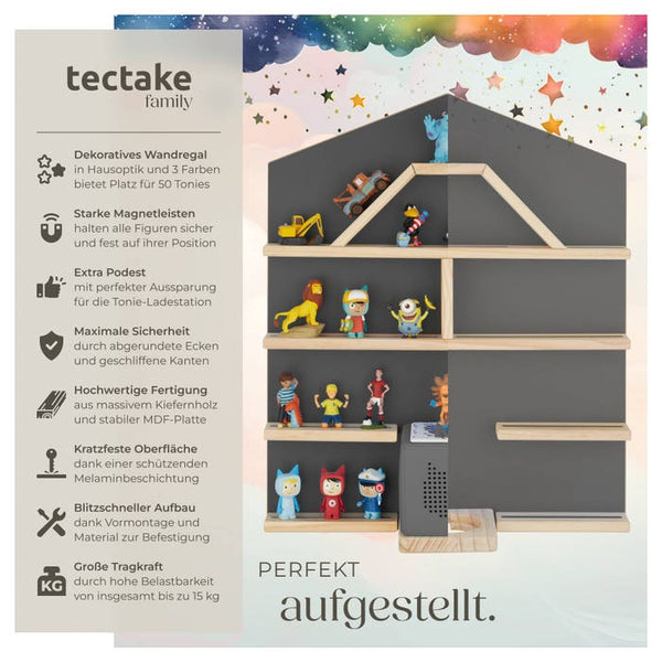 Wandregal Mylittle Story anthrazit