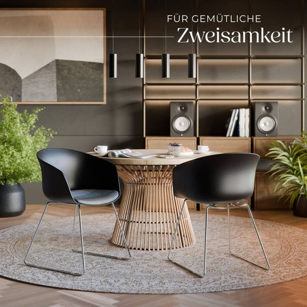 Kunststoff-Armlehnstuhl Logart 2er Set