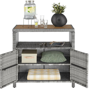 Gartenschrank Monscia grau