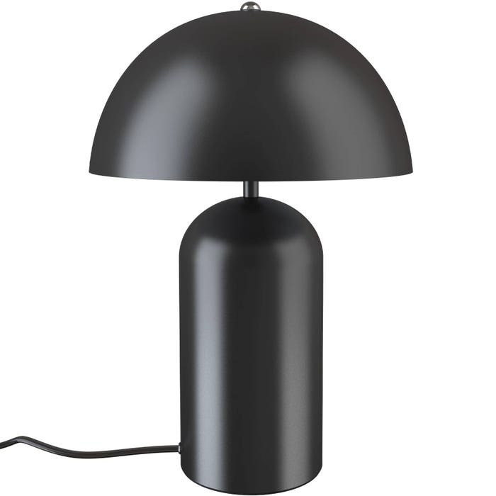 Lampada da tavolo retrò Altea, nera