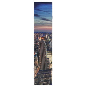 LED-Paravent Trennwand Raumteiler New York, Timer, netzbetrieben 180x200cm, 30 LEDs