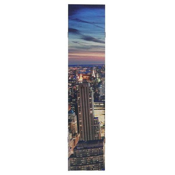 LED-Paravent Trennwand Raumteiler New York, Timer, netzbetrieben 180x160cm, 28 LEDs