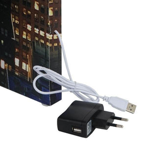 LED-Paravent Trennwand Raumteiler New York, Timer, netzbetrieben 180x160cm, 28 LEDs