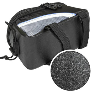 Fahrradtasche mit Rahmen-Befestigung für Smartphones schwarz/grau/blau 20,5 x 10 x 10,5 cm