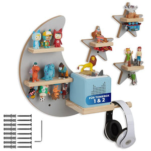 Tonie-Regal MyLittleStory Star für bis zu 25 Tonies grau