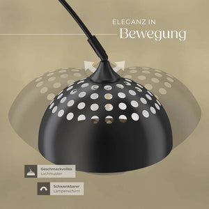 Bogenleuchte Arcus schwarz