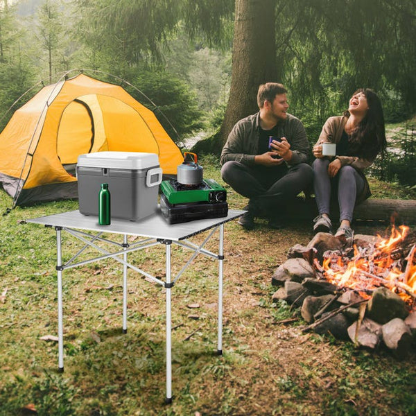 Camping Klapptisch aus Aluminium inkl. Tasche 70x70x70cm