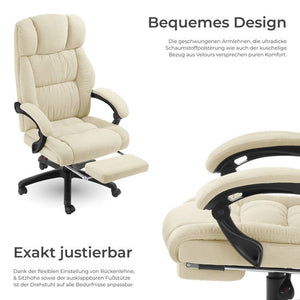 Jillien office chair, beige 