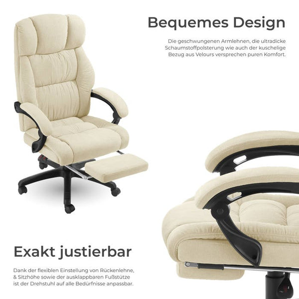 Jillien office chair, beige 