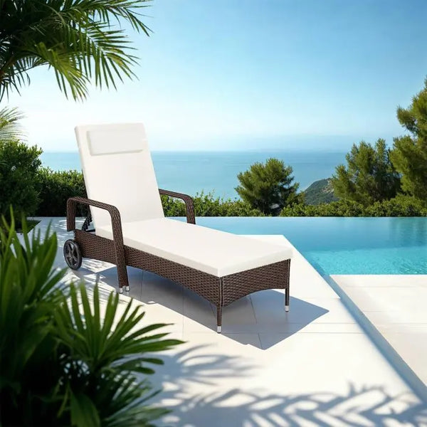 Rattan Sonnenliege