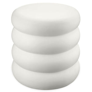 Beistelltisch Adina rund In- und Outdoor beige Ø 45 x 46 cm