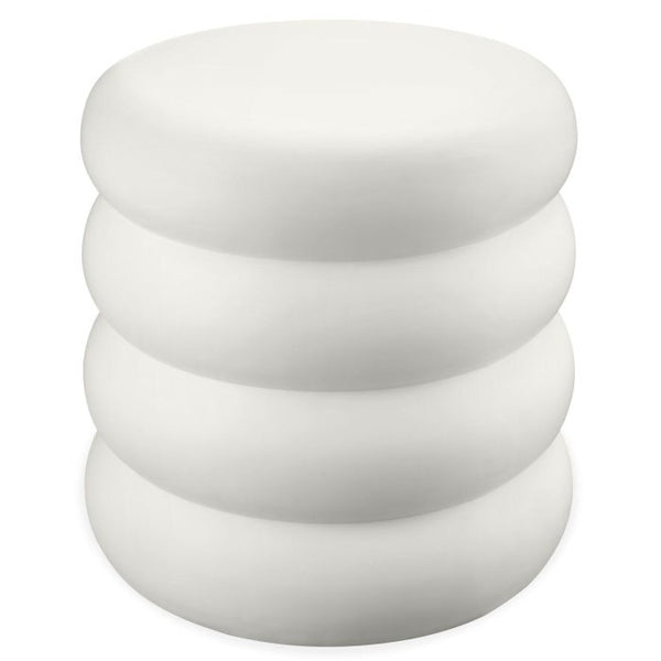 Beistelltisch Adina rund In- und Outdoor beige Ø 45 x 46 cm