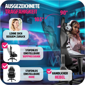 Racing Gaming Chair, Black