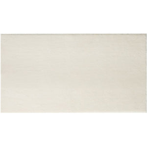 Tapis à poils courts Soft Zone crème 60 x 110 cm 